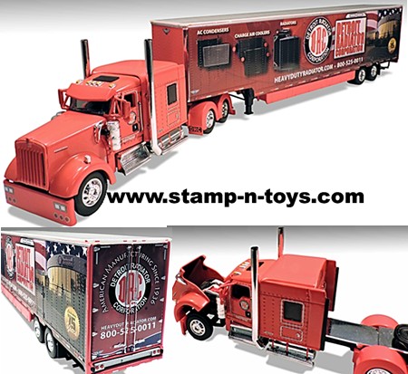 dcp reefers kw900 aerocab radiator kenworth detroit trailer stamp toys pulling sleeper kentucky