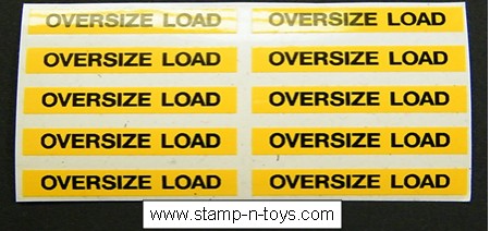 Oversize Load Signs for Tractor or Trailer