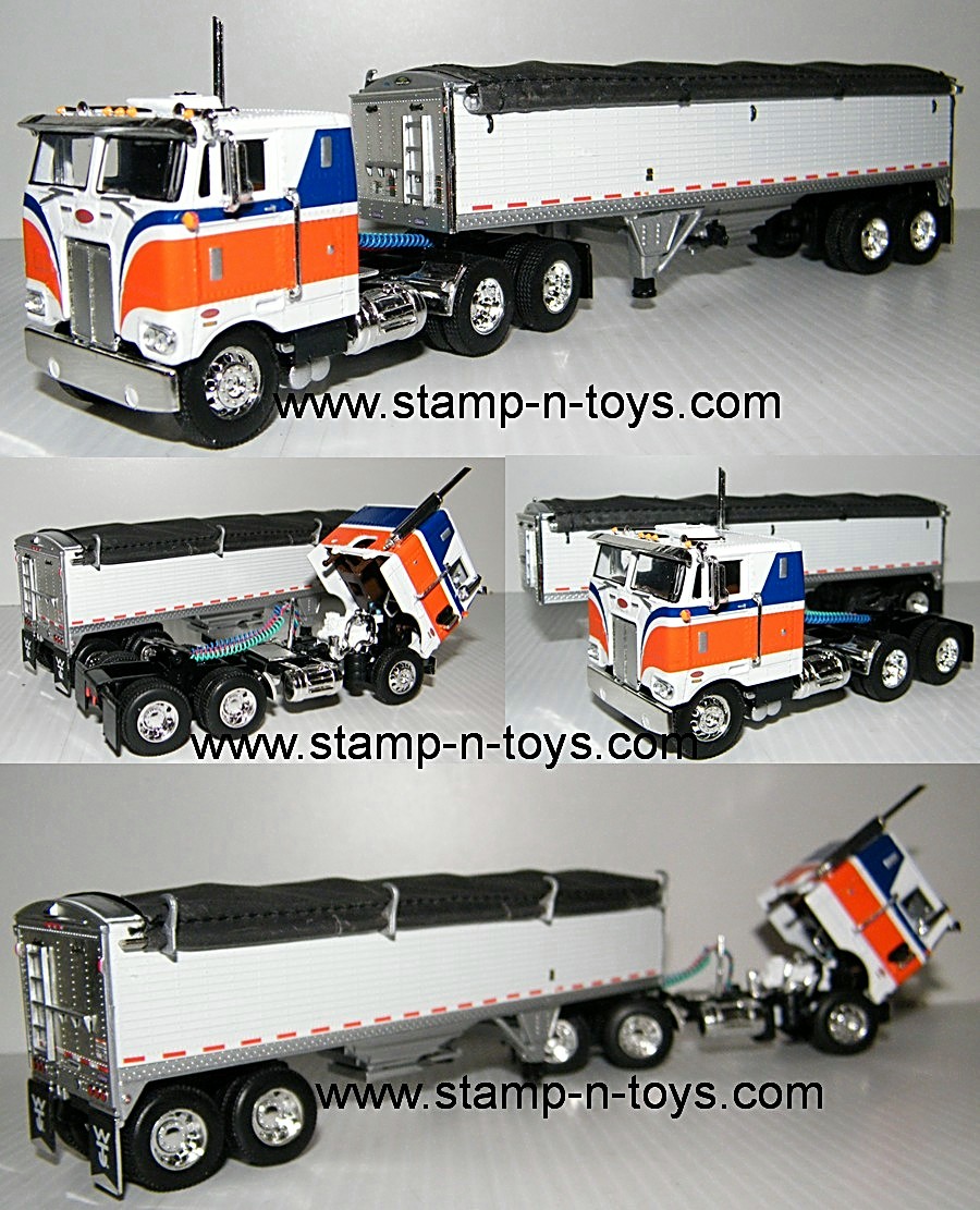 snt custom 0015 DCP Pete 352 w/custom single hopper grain trailer(SOLD