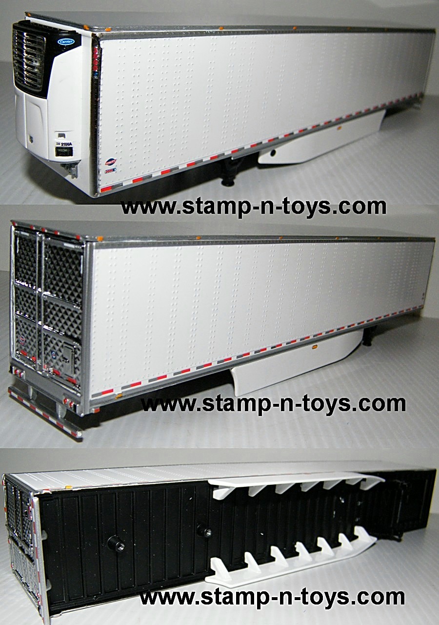 1st Gear 0899tlrd 53′ White Utility Reefer Van w/Carrier Unit missing